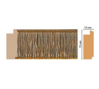 Молдинг DECOMASTER 108-17 70х10х2400 мм 108-17