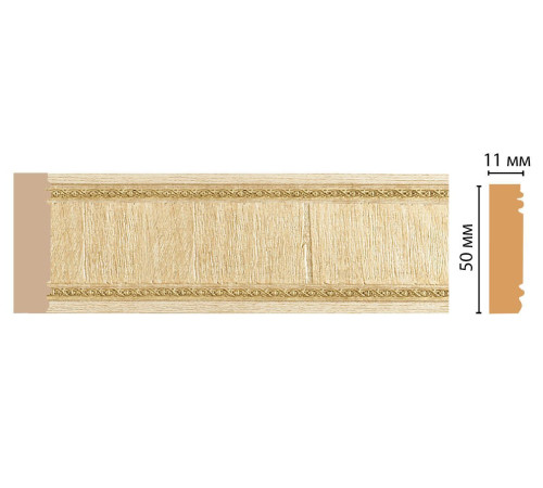 Молдинг DECOMASTER 156-5 ДМ 51х11х2400 мм 156-5 ДМ