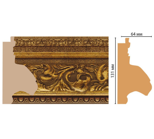 Багет из полистирола DECOMASTER 947-565 131х64х2900 мм 947-565