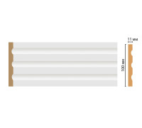 Пилястра DECOMASTER D201 ДМ полистирол 100х11х2400 мм D201 ДМ