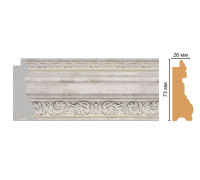 Багет из полистирола DECOMASTER FM29-3 73х26х2850 мм FM29-3