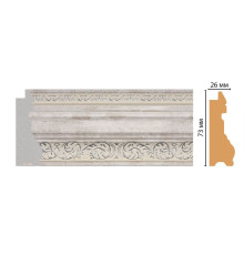 Багет из полистирола DECOMASTER FM29-3 73х26х2850 мм FM29-3