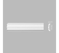 Молдинг гладкий DECOMASTER A027 полистирол 40х15х2000 мм A027