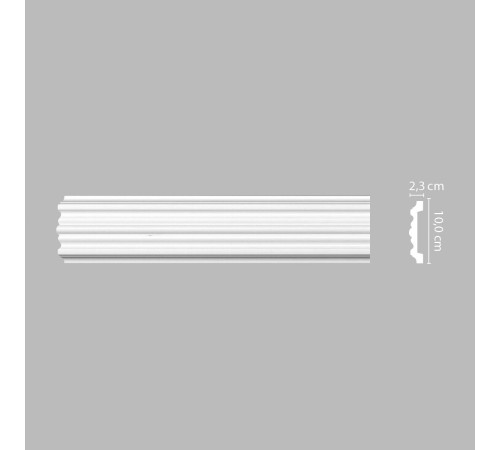 Молдинг гладкий DECOMASTER A027 полистирол 40х15х2000 мм A027