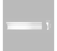 Молдинг гладкий DECOMASTER A029 полистирол 93х27х2000 мм A029