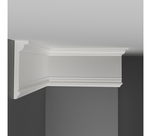 Молдинг гладкий DECOMASTER D227-115 дюрополимер 100х25х2000 мм D227-115 ДМ 2М