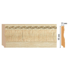 Плинтус напольный DECOMASTER 153-5 95х12х2400 мм 153-5