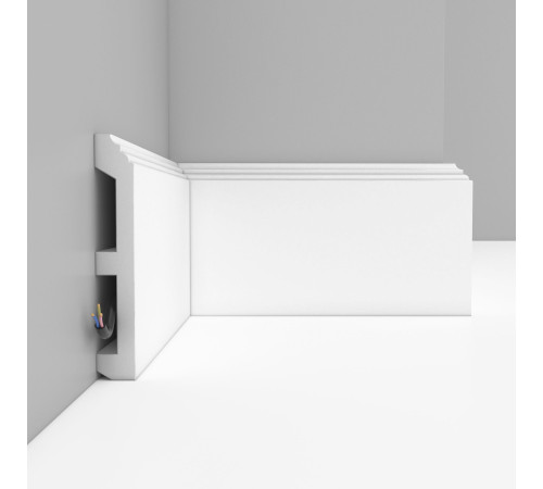 Плинтус напольный DECOMASTER A026 120х18х2000 мм A026