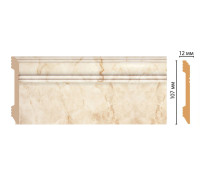 Плинтус напольный DECOMASTER D105-80 ДМ 107х12х2400 мм D105-80 ДМ