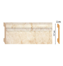 Плинтус напольный DECOMASTER D105-80 ДМ 107х12х2400 мм D105-80 ДМ