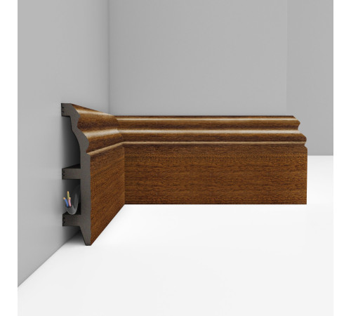 Плинтус напольный DECOMASTER D232-75 ДМ 100х22х2400 мм D232-75 ДМ