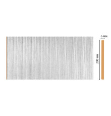 Декоративная панель Decomaster G20-19 полистирол 200x6x2400 мм G20-19