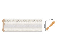 Плинтус потолочный DECOMASTER 124-42 полистирол 44х44х2400 мм 124-42