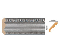 Плинтус потолочный DECOMASTER 146-55 63х63х2400 мм 146-55