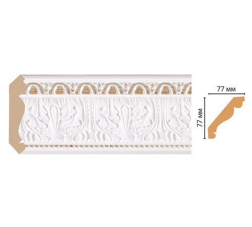 Плинтус потолочный DECOMASTER 154-115 77х77х2400 мм 154-115