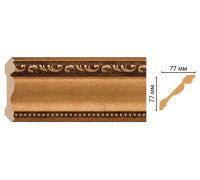 Плинтус потолочный DECOMASTER 154-1223 77х77х2400 мм 154-1223
