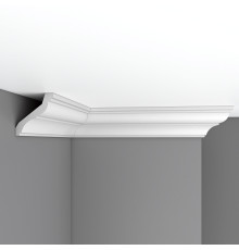 Плинтус потолочный DECOMASTER 96120F гибкий полиуретан 80х85х2400 мм 96120F