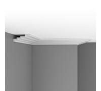 Плинтус потолочный гладкий DECOMASTER DP-375 65х158х2400 мм DP-375