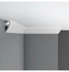 Плинтус потолочный под подсветку DECOMASTER D502 дюрополимер 73х36х2000 мм D502