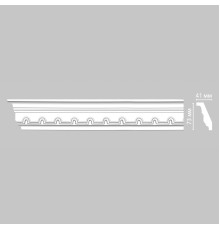 Плинтус потолочный DECOMASTER 95112 с рисунком 73х41х2400 мм 95112
