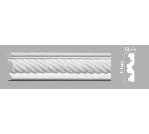 Молдинг с рисунком DECOMASTER 98081 50х18х2400 мм 98081