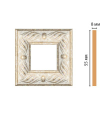 Вставка цветная DECOMASTER 130-2-18 55x55x8 мм