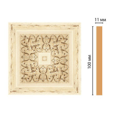 Вставка декоративная цветная Decomaster 100х100х11 мм 164-2-1028