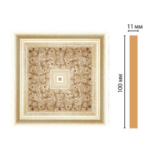 Вставка декоративная цветная Decomaster 100х100х11 мм 164-2-281