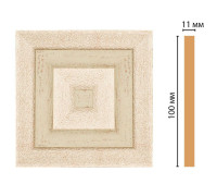 Вставка декоративная Decomaster D205-59 полистирол 100х100х11 мм D205-59