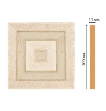 Вставка декоративная Decomaster D205-59 полистирол 100х100х11 мм D205-59