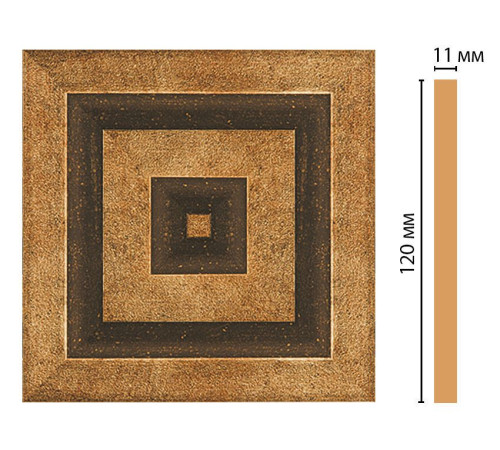 Вставка декоративная DECOMASTER D206-57 120х120х11 мм D206-57