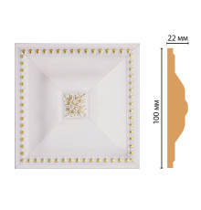 Вставка декоративная Decomaster D209-54 100x100x22 мм D209-54