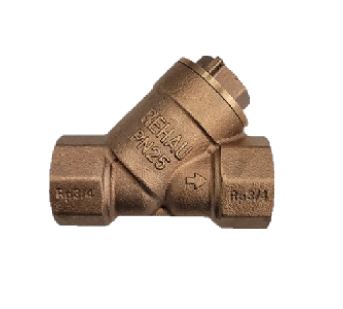 Фильтр сетчатый косой REHAU RAUTITAN RX+ DN 25 Rp 1 бронза 11455331001