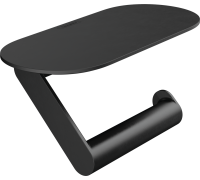 Держатель туалетной бумаги hansgrohe WallStoris матовый черный 27928670