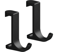 Крючок узкий Hansgrohe WallStoris 2 шт матовый черный 27929670