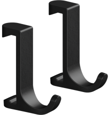 Крючок узкий Hansgrohe WallStoris 2 шт матовый черный 27929670