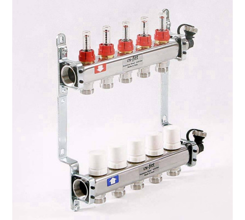 Коллекторная группа Uni-Fitt 415S 1 x 3/4 EK 5 выходов 450I4305
