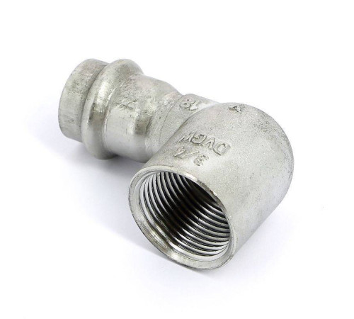 Угол 90° пресс-В компактный нержавеющая сталь Viega Sanpress Inox 18х3/4 437008