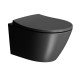 Унитаз подвесной безободковый GSI Modo Swirlflush 520x370 мм черный матовый Ardesia 9816FR526