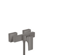 Смеситель для душа Hansgrohe Metropol однорычажный внешний монтаж шлифованный черный хром 32560340