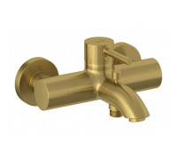 Смеситель для ванны и душа Kludi BOZZ однорычажный золото брашированное 38691N076