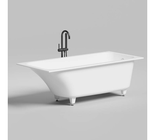 Ванна встраиваемая Salini Orlanda 170 х 75 х 60 см S-Sense белый глянцевый 102017G