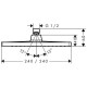 Верхний душ Hansgrohe Crometta E 240 1jet EcoSmart 240x240 мм хром 26726000