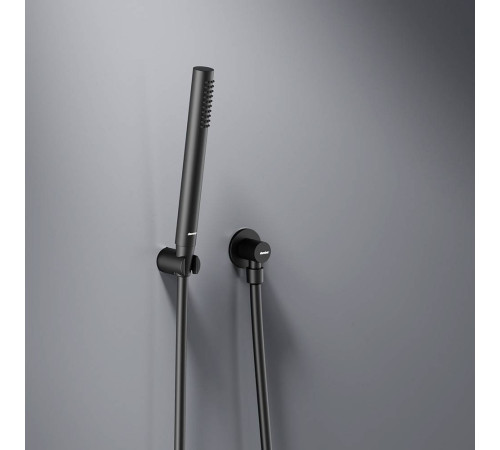 Встраиваемая душевая система AM.PM Scandinavian Pure со смесителем и изливом черная 936510300