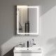 Зеркало с LED-подсветкой AM.PM Gem 55 см M91AMOX0551WG