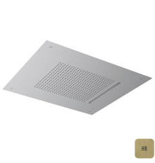 Верхний душ Almar Velvet Rain 49.8х49.8 см встраиваемый 2 режима латунь PVD E044280.HB