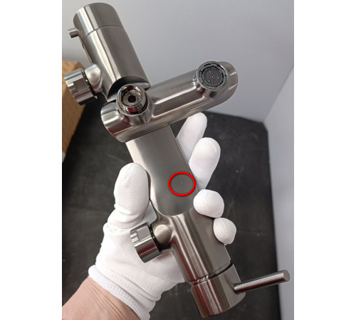 Душевая система со смесителем и изливом Aquanet M8011GM хром M8011GM