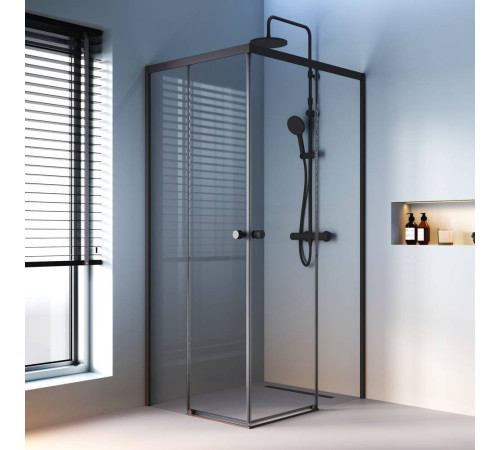 Душевое ограждение AM.PM X-Joy 100х80 см без поддона W94G-403-10080-BT