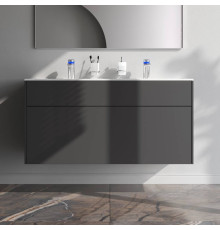 Тумба под раковину подвесная AM.PM Inspire V2.0 120 см 3 ящика графит матовый M50AFHX1203GM