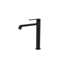 Смеситель для раковины AQUAMERIT Asti высокий 231 мм черный матовый AQM6414MB